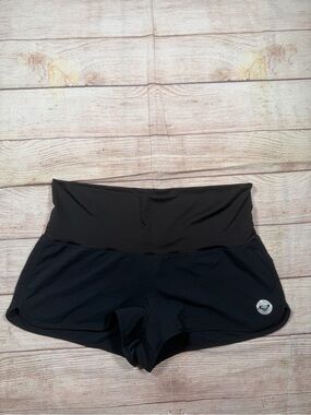 Roxy Black High-Rise Athletic Shorts